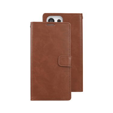 Samsung Galaxy S24 Ultra Compatible Case Cover: Blue Moon Diary - Brown